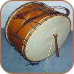 flutes and drums play android application logo